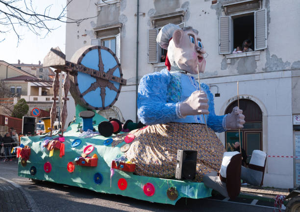 Carro allegorico del Carnevale, costruito dai Cantieri di Foiano della Chiana
