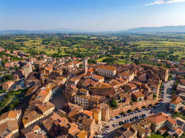Panorama del centro storico di Foiano della Chiana