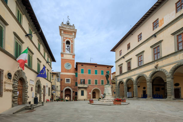 La piazza principale di Foiano della Chiana